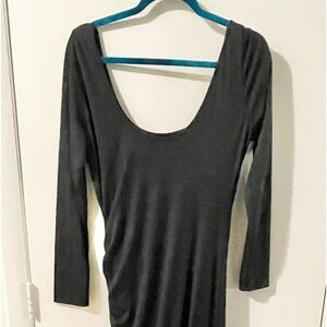 Long black Venus dress